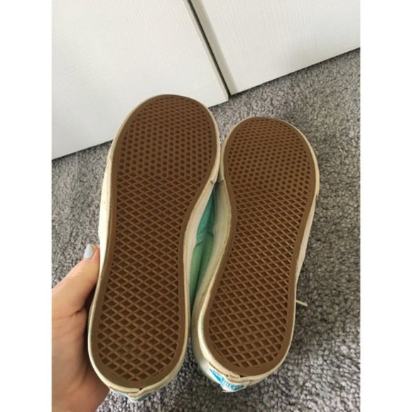 Seafoam Green Ombre Vans Authentic - Picture 8 of 9